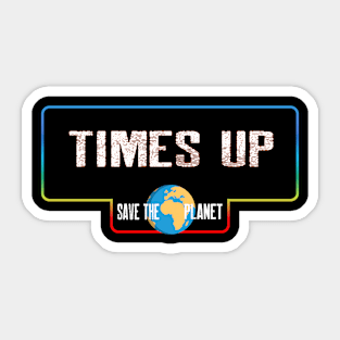 Times up Sticker